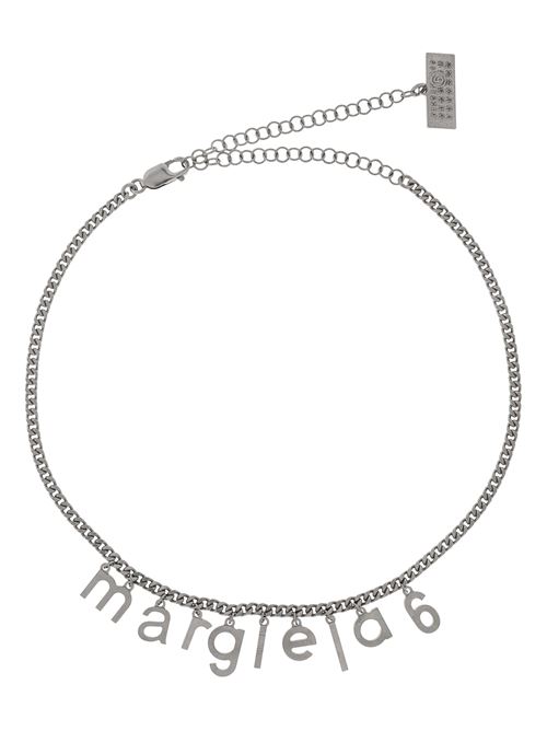 Collana a catena argento con logo MM 6 MAISON MARGIELA | SM6UU0069P7212955